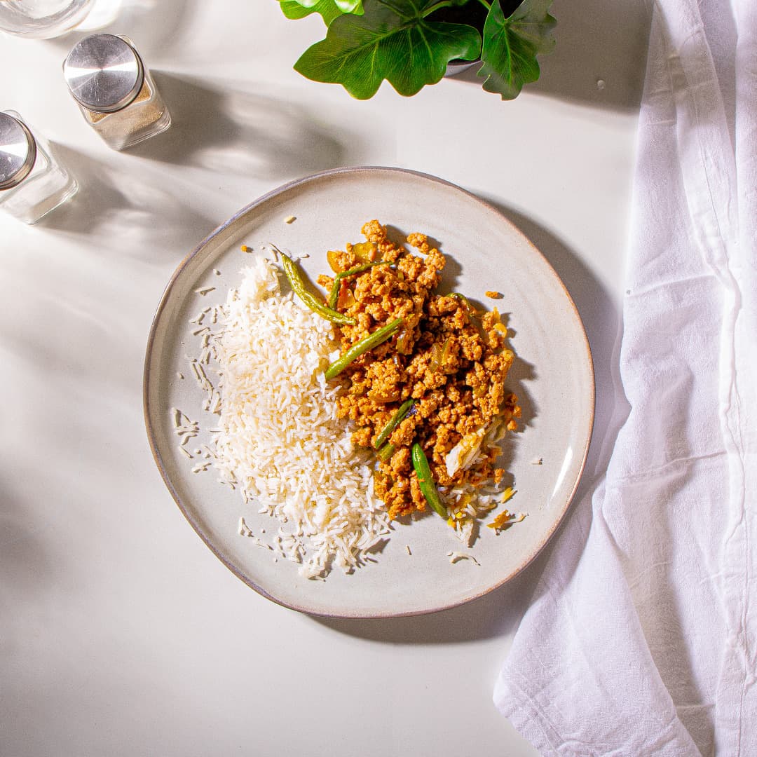 Spicy Turkey and Green Bean Stir Fry