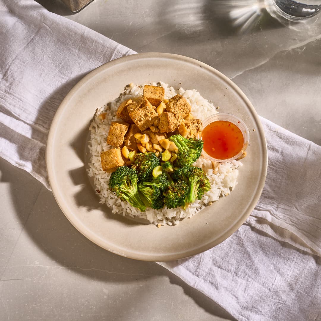 Thai Sweet Chili Tofu Bowl