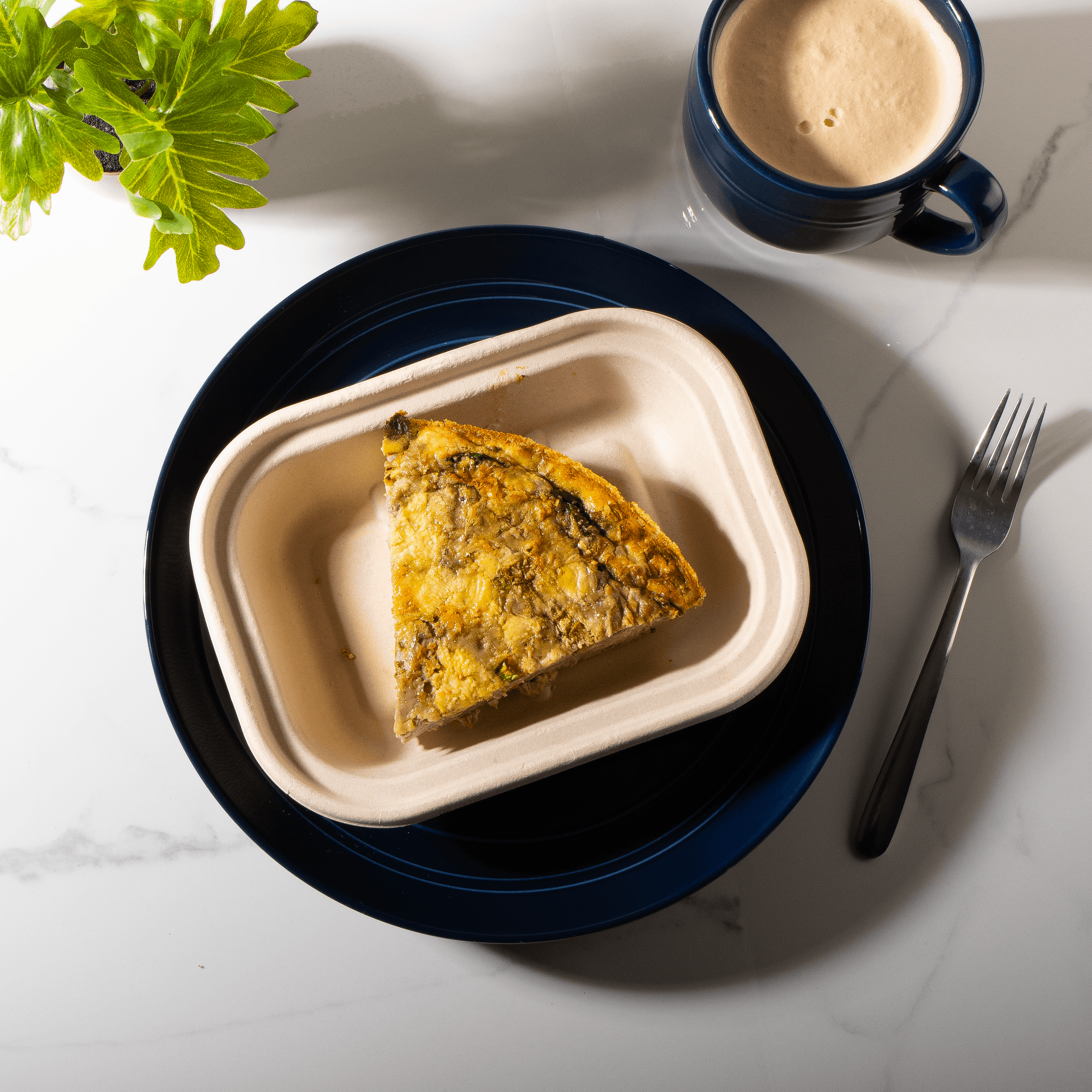 Spinach and Artichoke Quiche