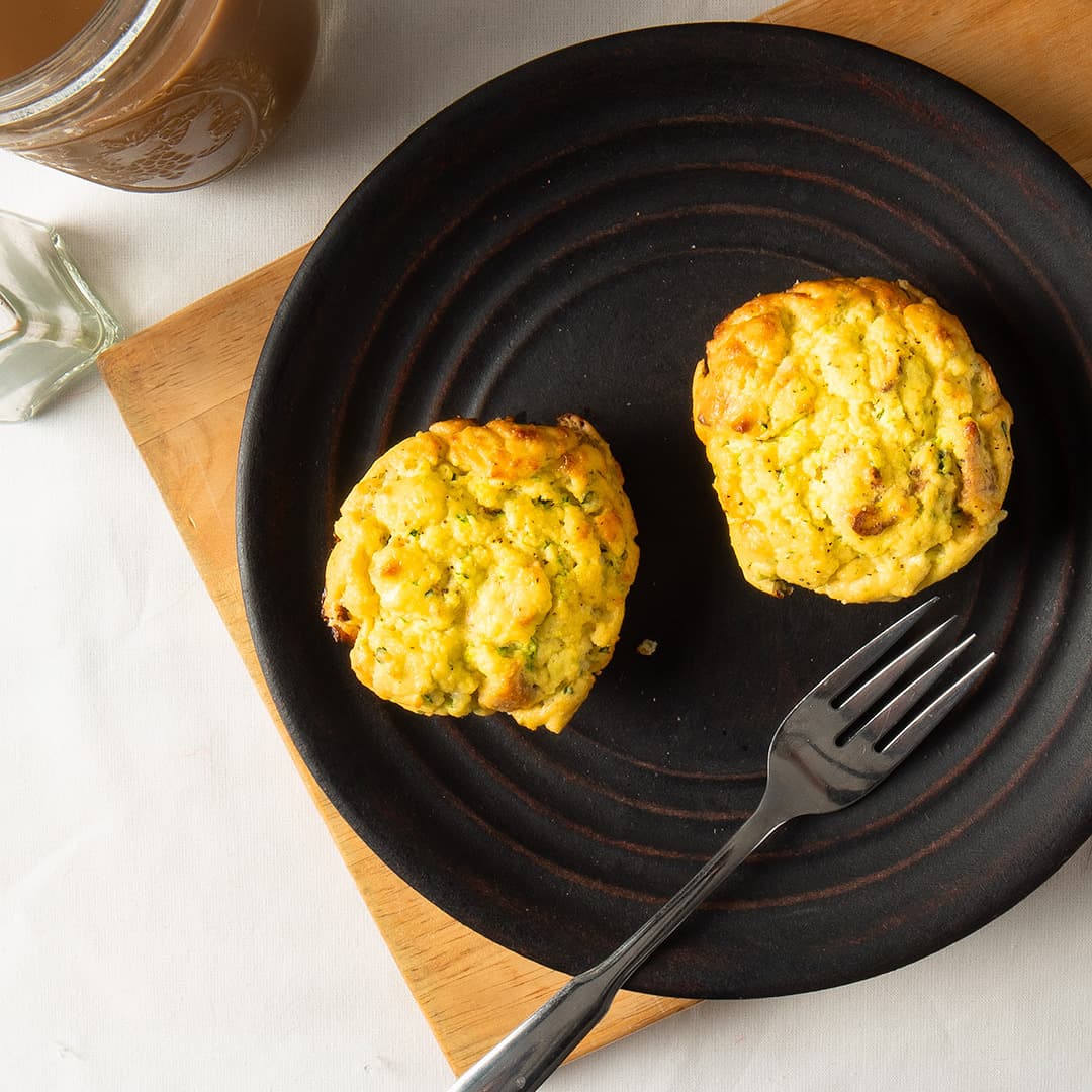 Bacon and Zucchini Muffins