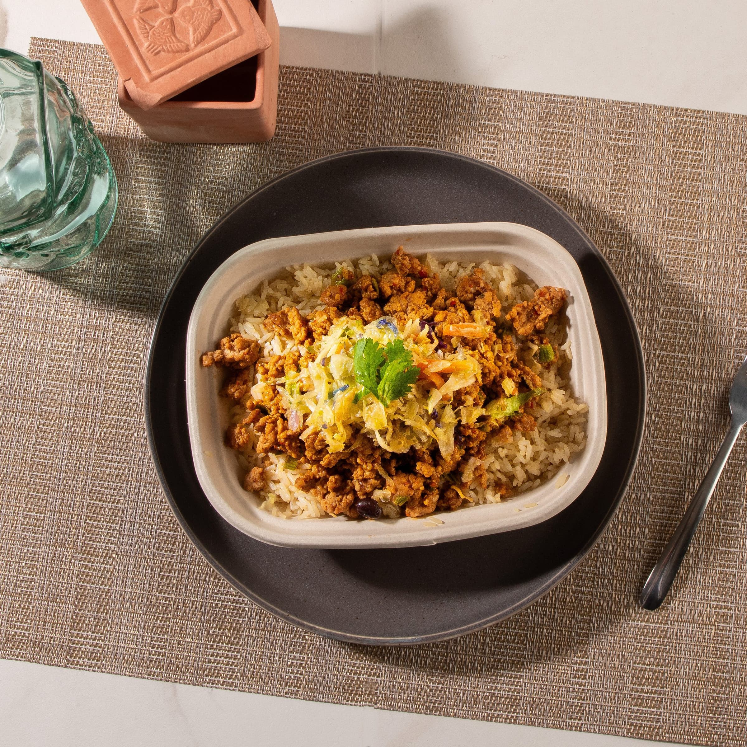 Garlicky Fried Rice and Crispy Pork