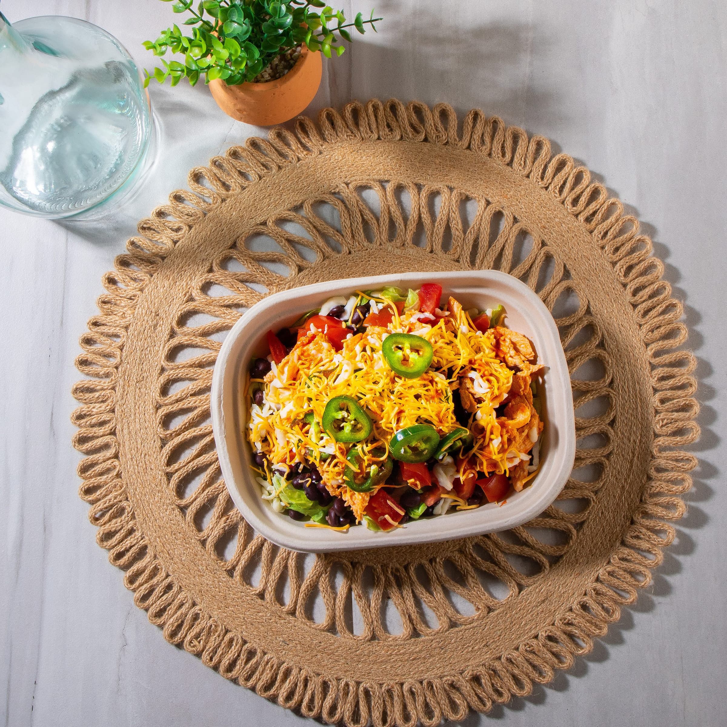 Buffalo Chicken Taco Salad