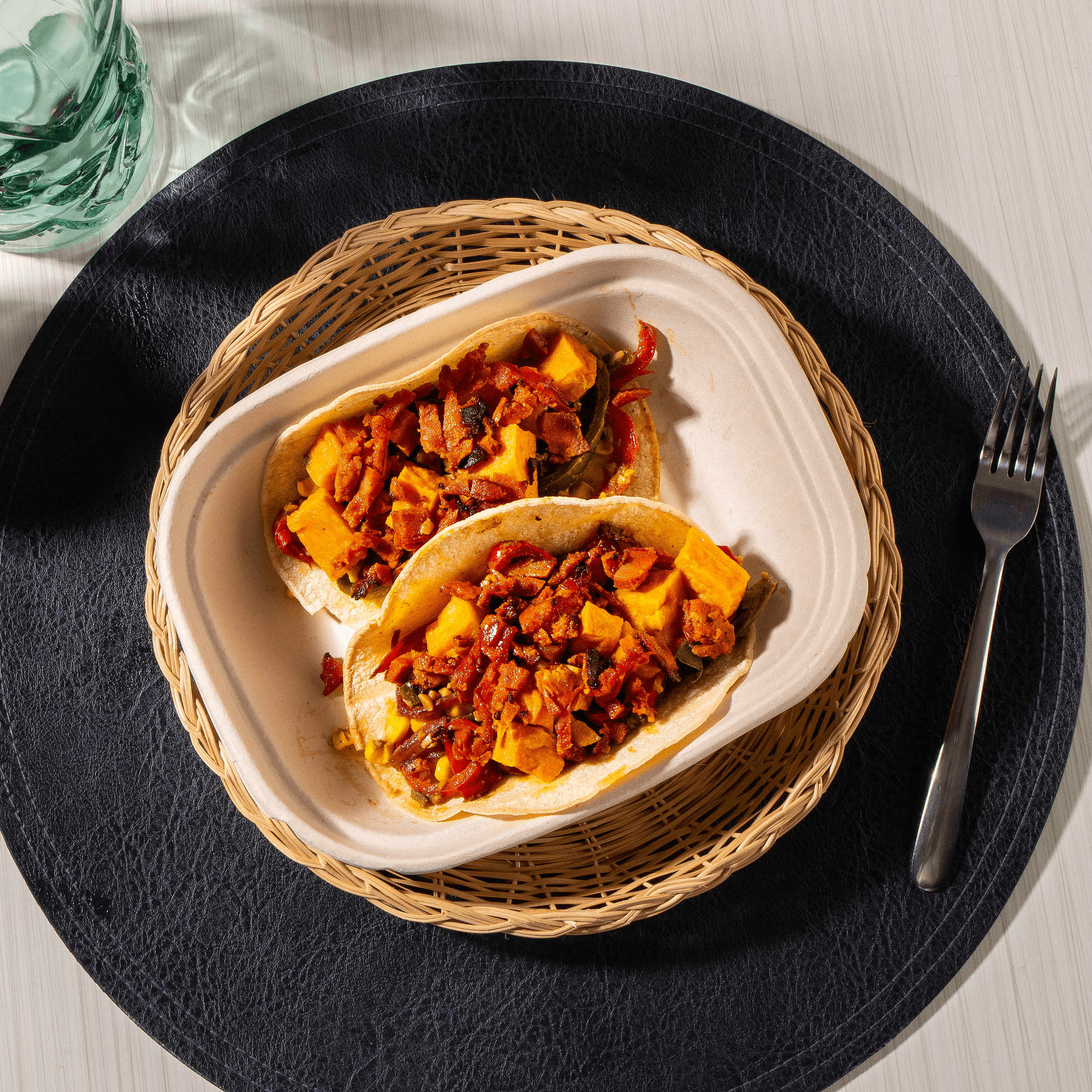 Chorizo and Sweet Potato Tacos