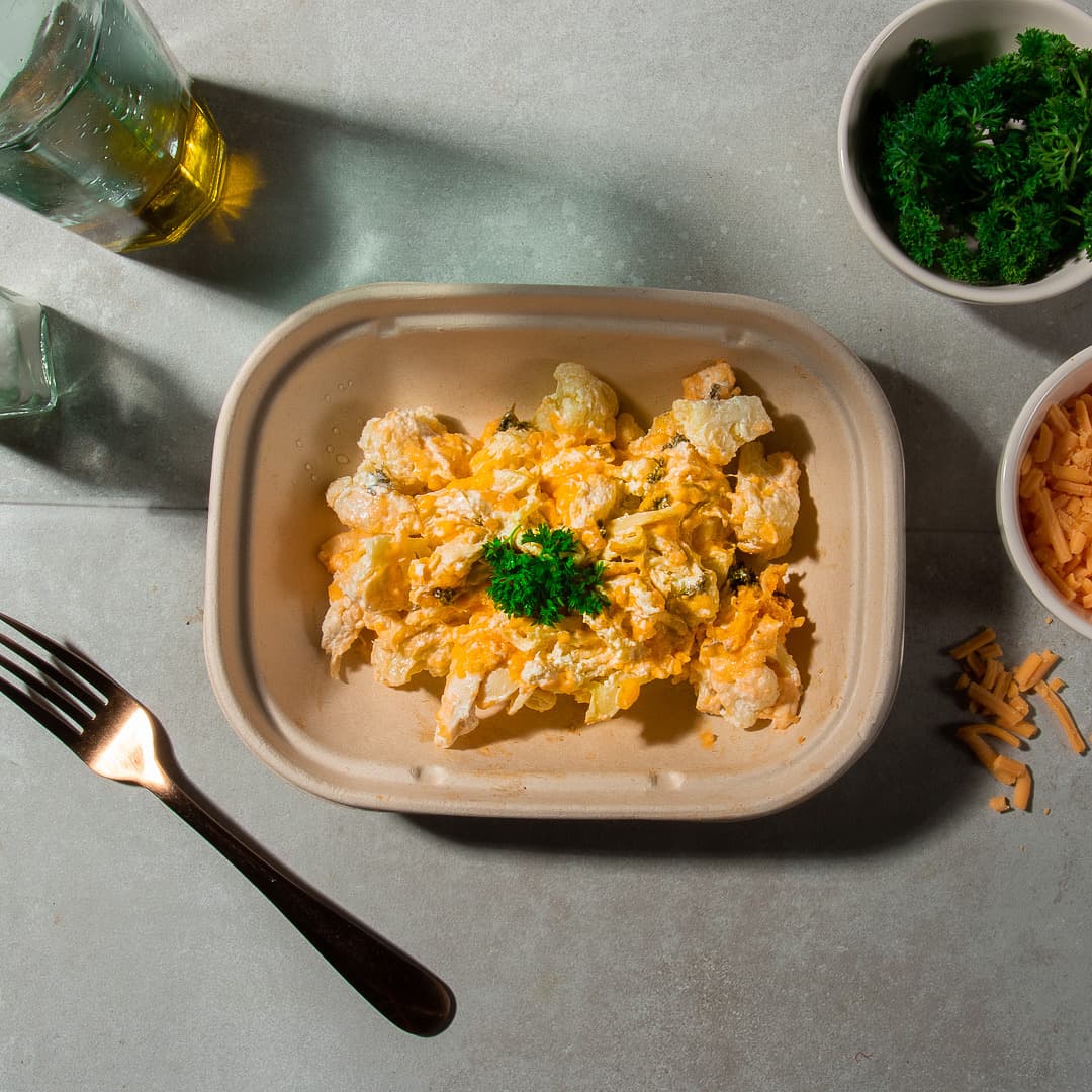 Chicken Cauliflower Mac and Cheese