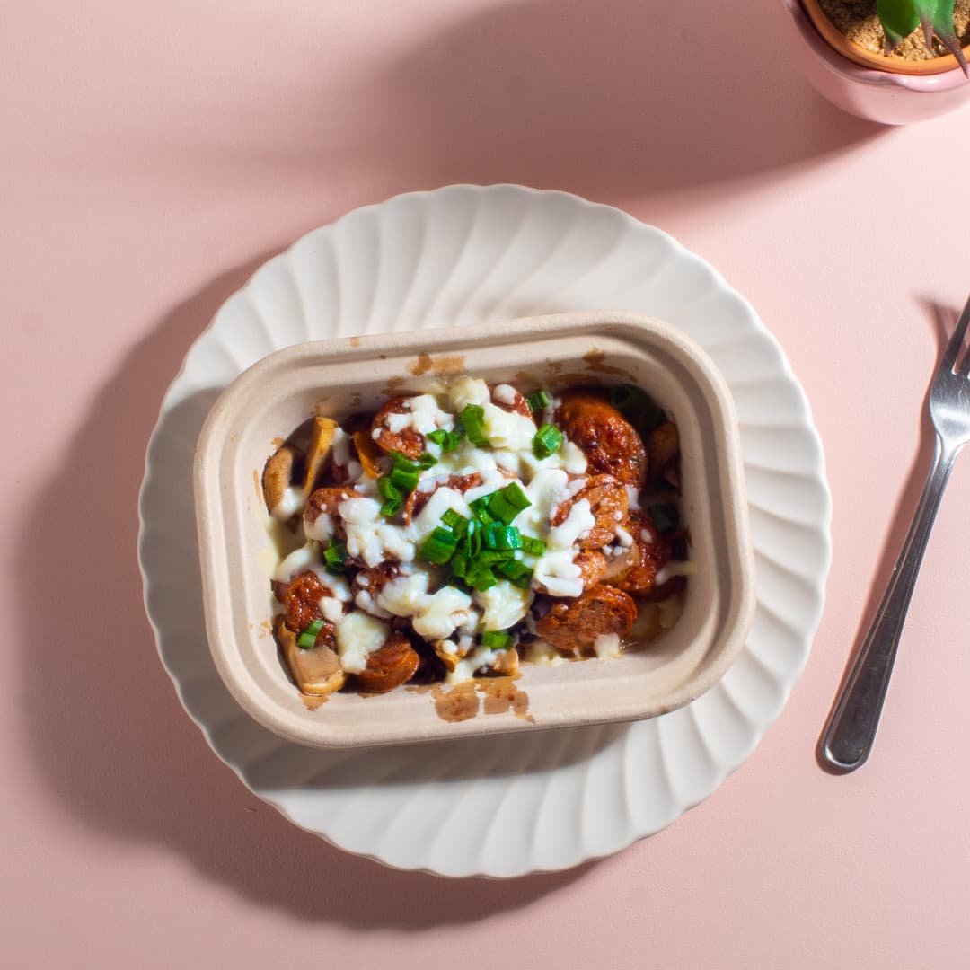 Mushroom Sausage Skillet