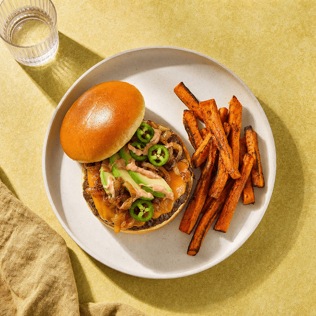 Sweet Heat Jalapeño Burger