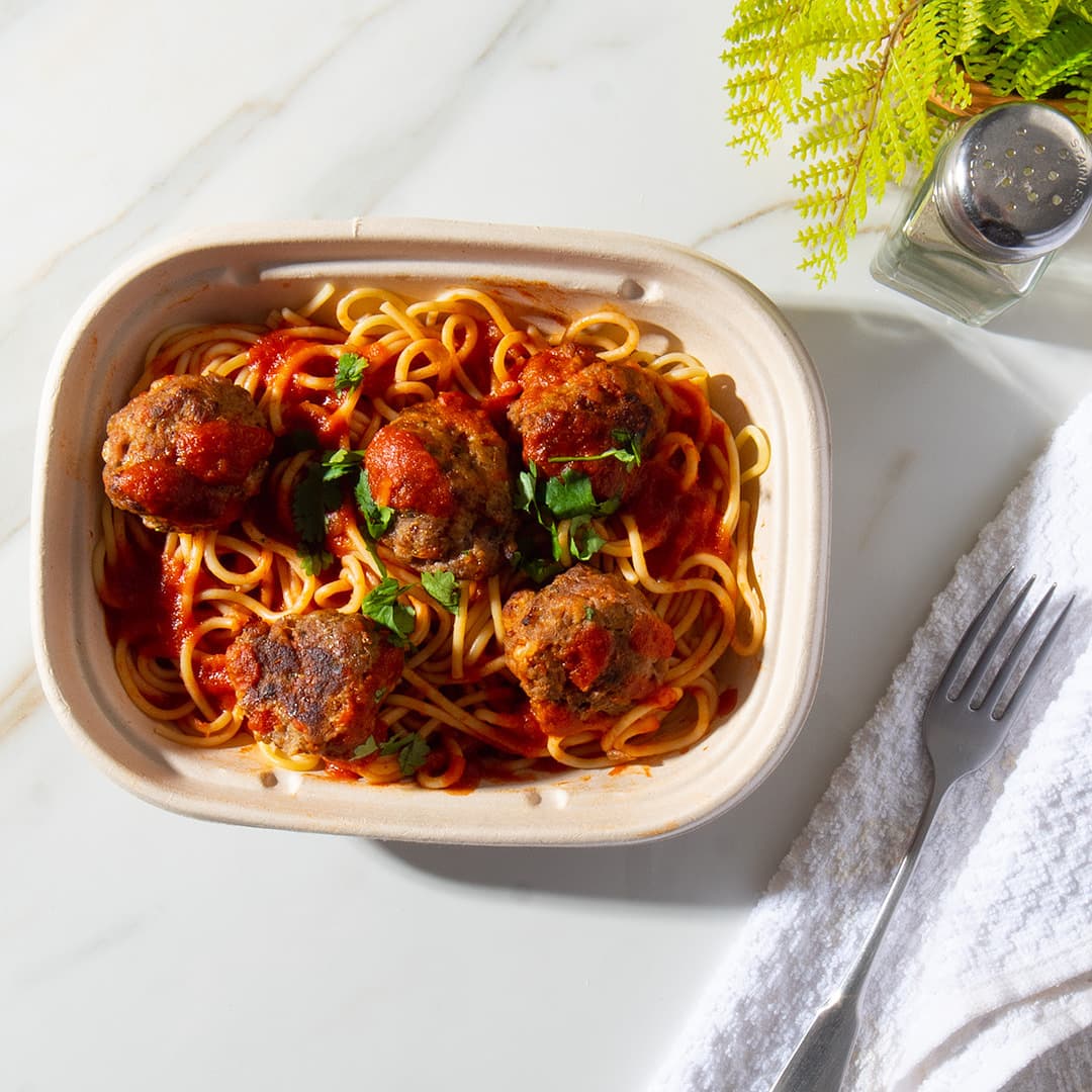 Spaghetti and Turkey Meatballs