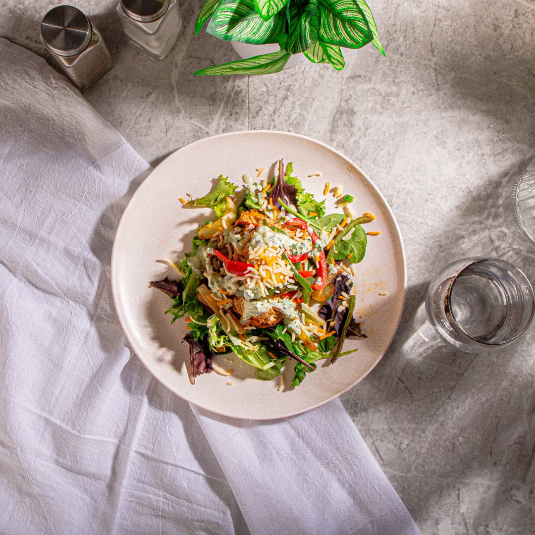 Chicken Fajita Stuffed Sweet Potato