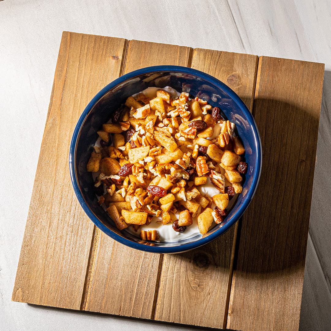 Cinnamon Apple Yogurt Bowls