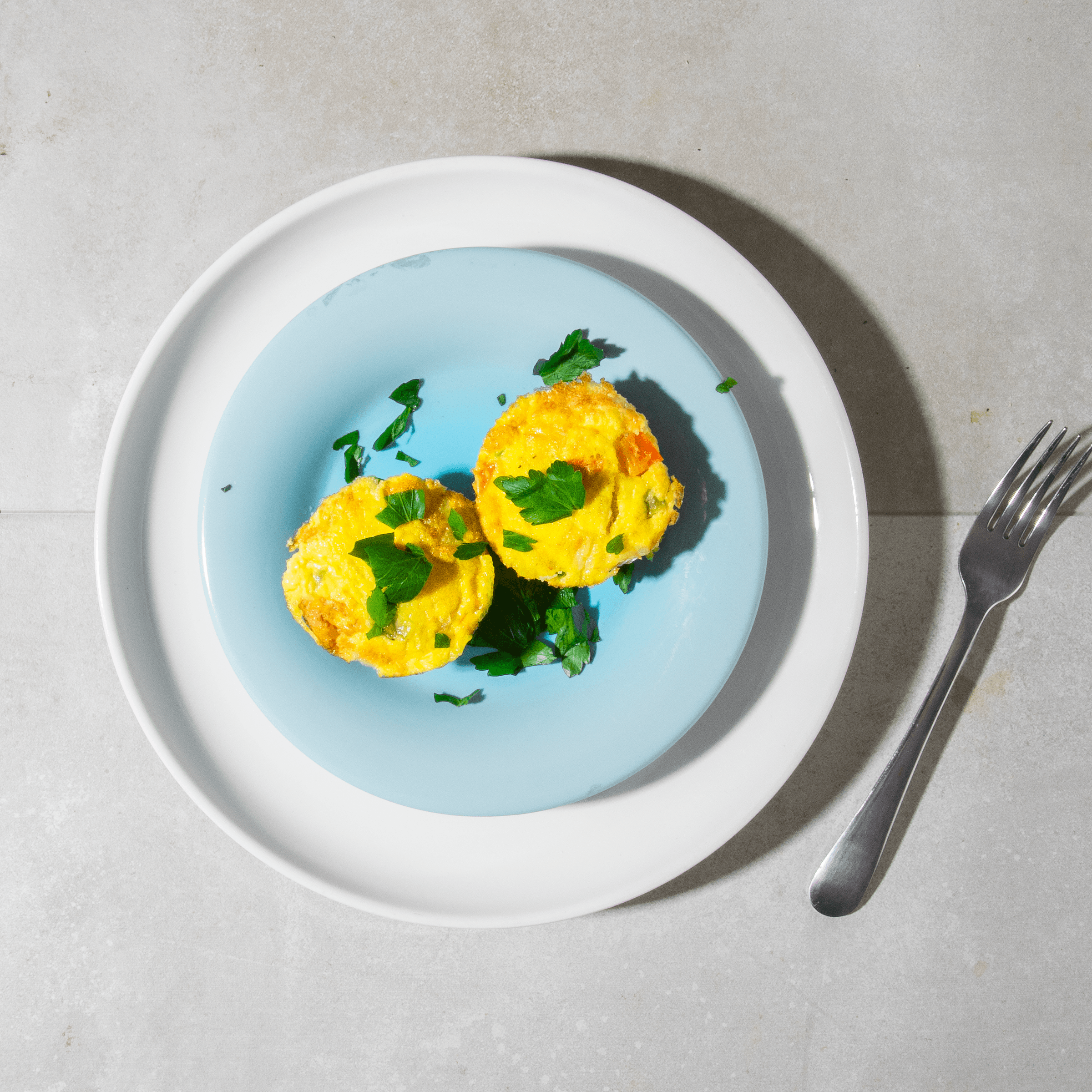 Ham and Sweet Potato Egg Cups