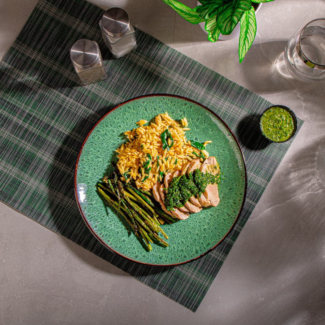 Grilled Pork Tenderloin with Chimichurri