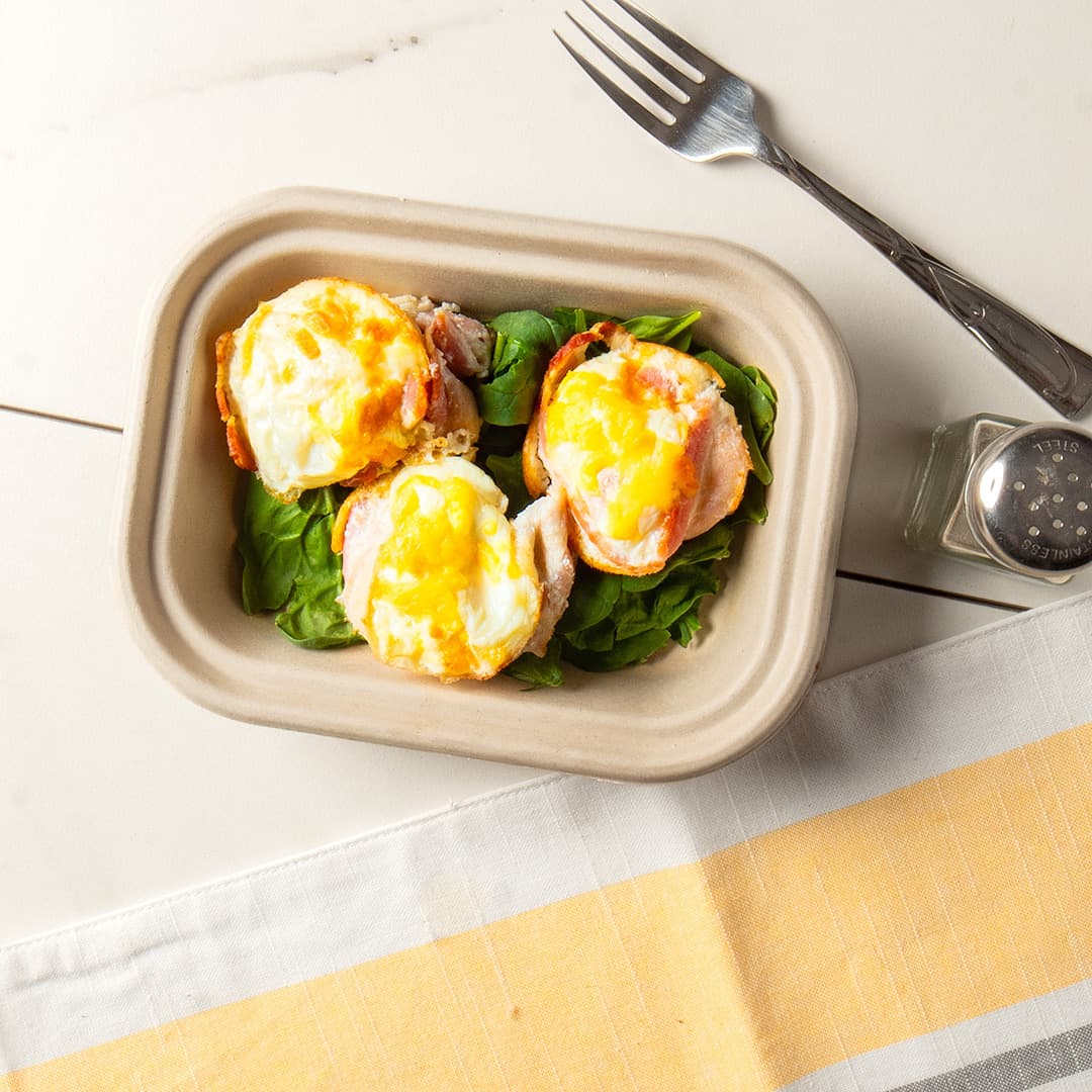 Keto Bacon Egg Cups
