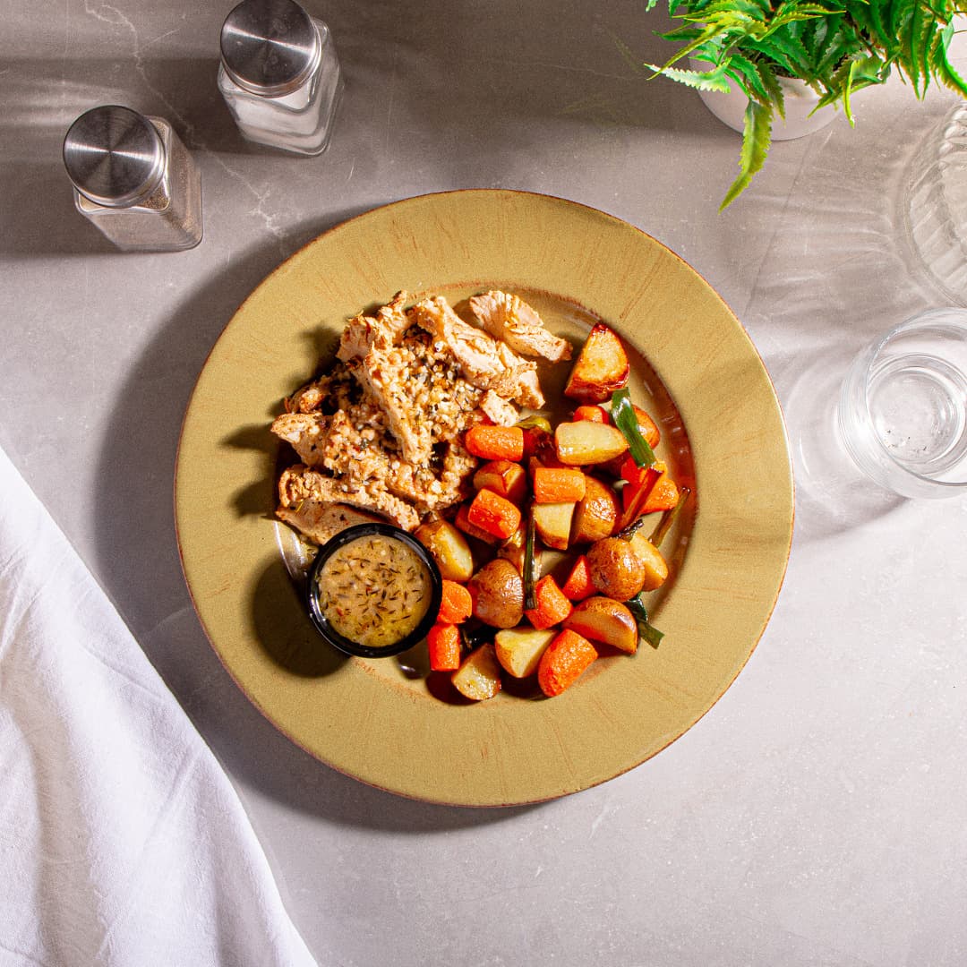 Roasted Chicken and Spring Vegetables