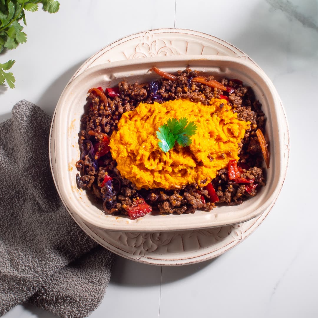 Deconstructed Teriyaki Asian Shepherds Pie