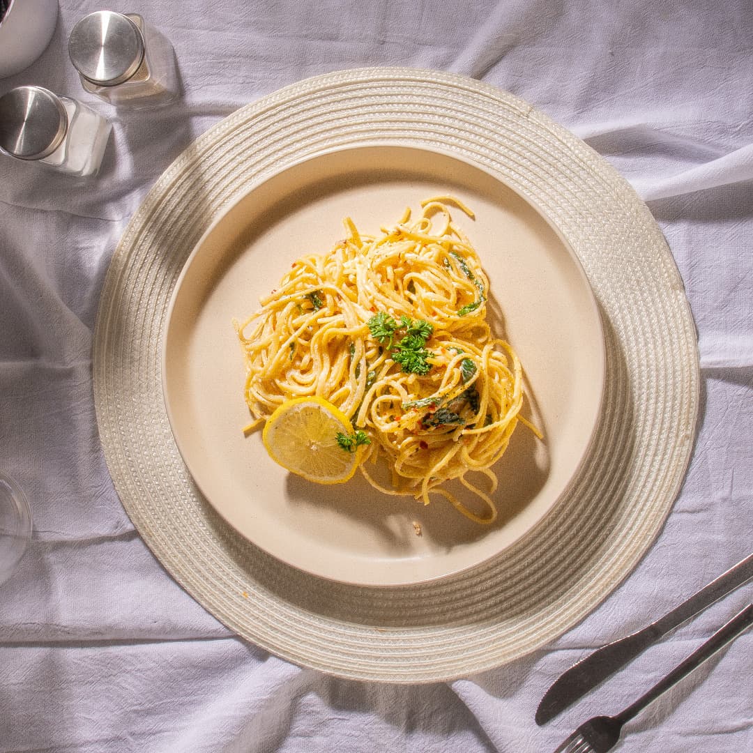 Lemon Ricotta Pasta with Grilled Chicken