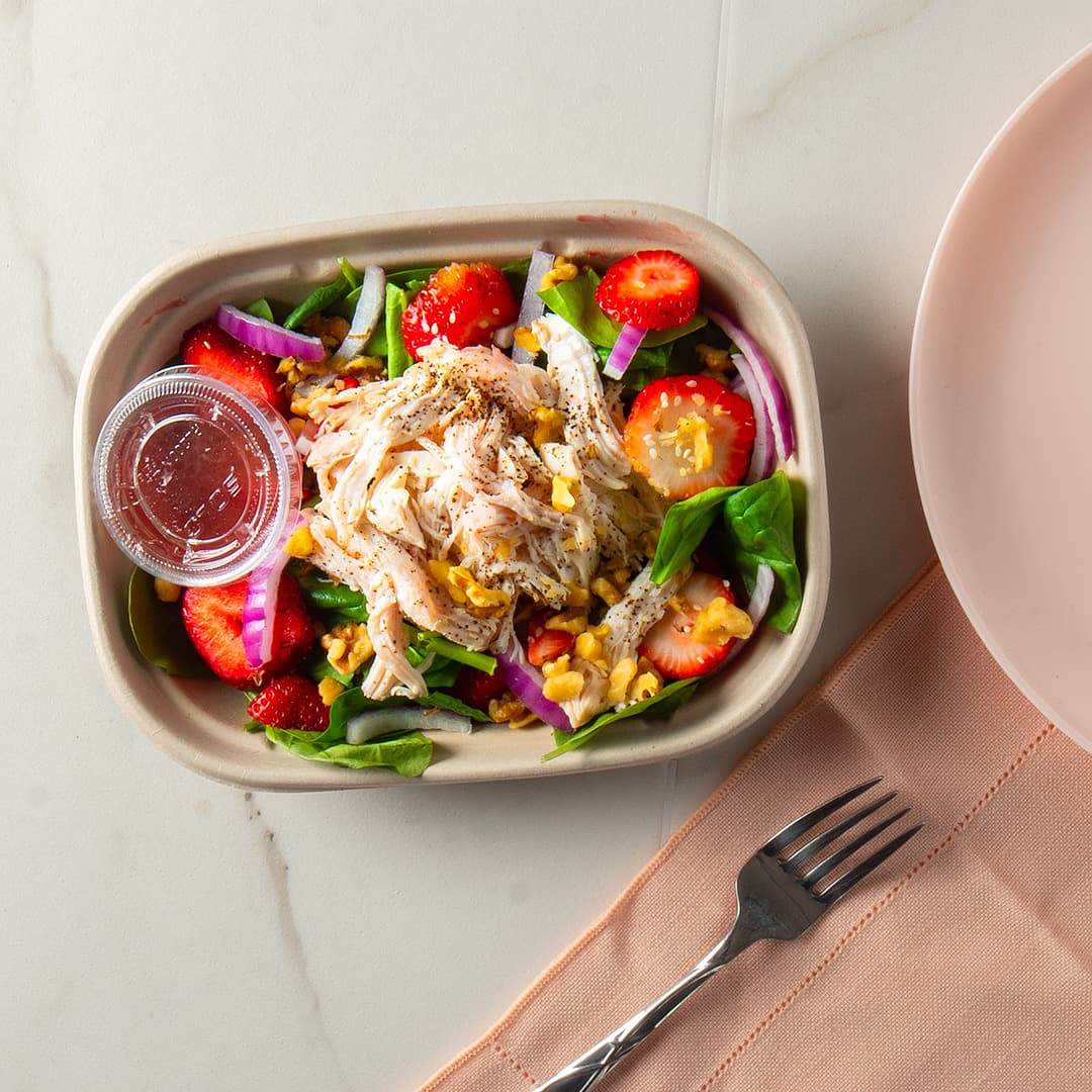 Strawberry Spinach Salad