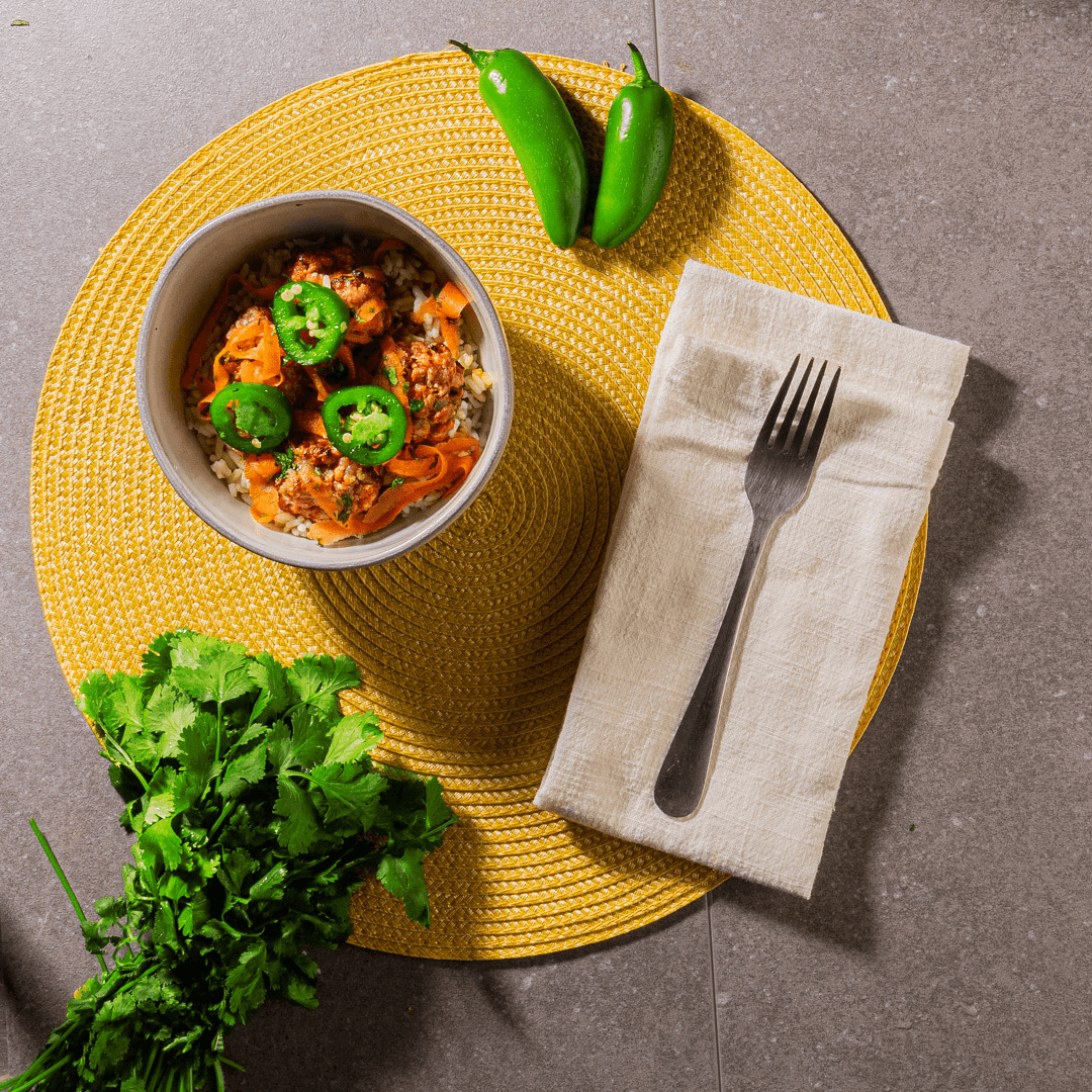 Lemongrass Meatball Bowl