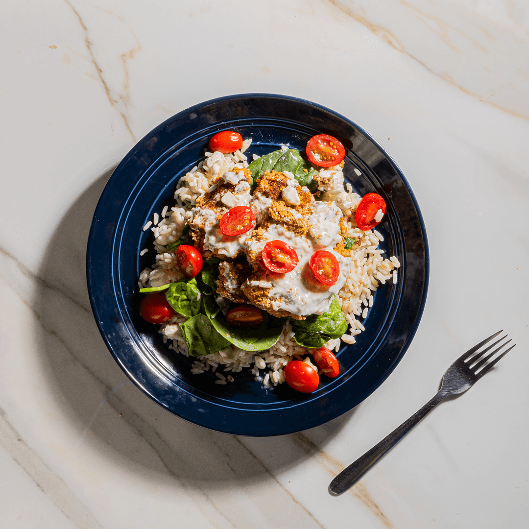 Sweet Potato Fritter Bowl