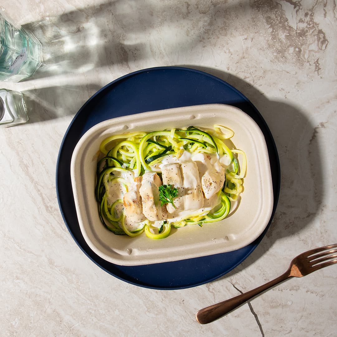 Chicken Zoodle Alfredo