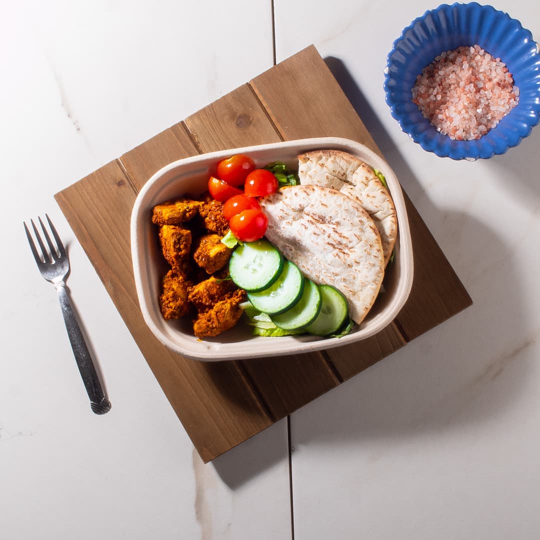 Turmeric Chicken Pitas