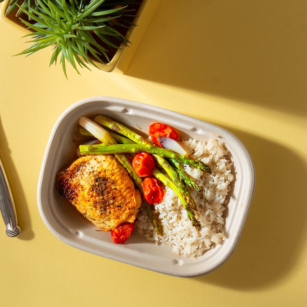 Garlicky Dijon Chicken Thighs