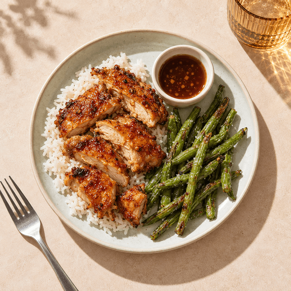 Spicy Honey Chicken Thighs