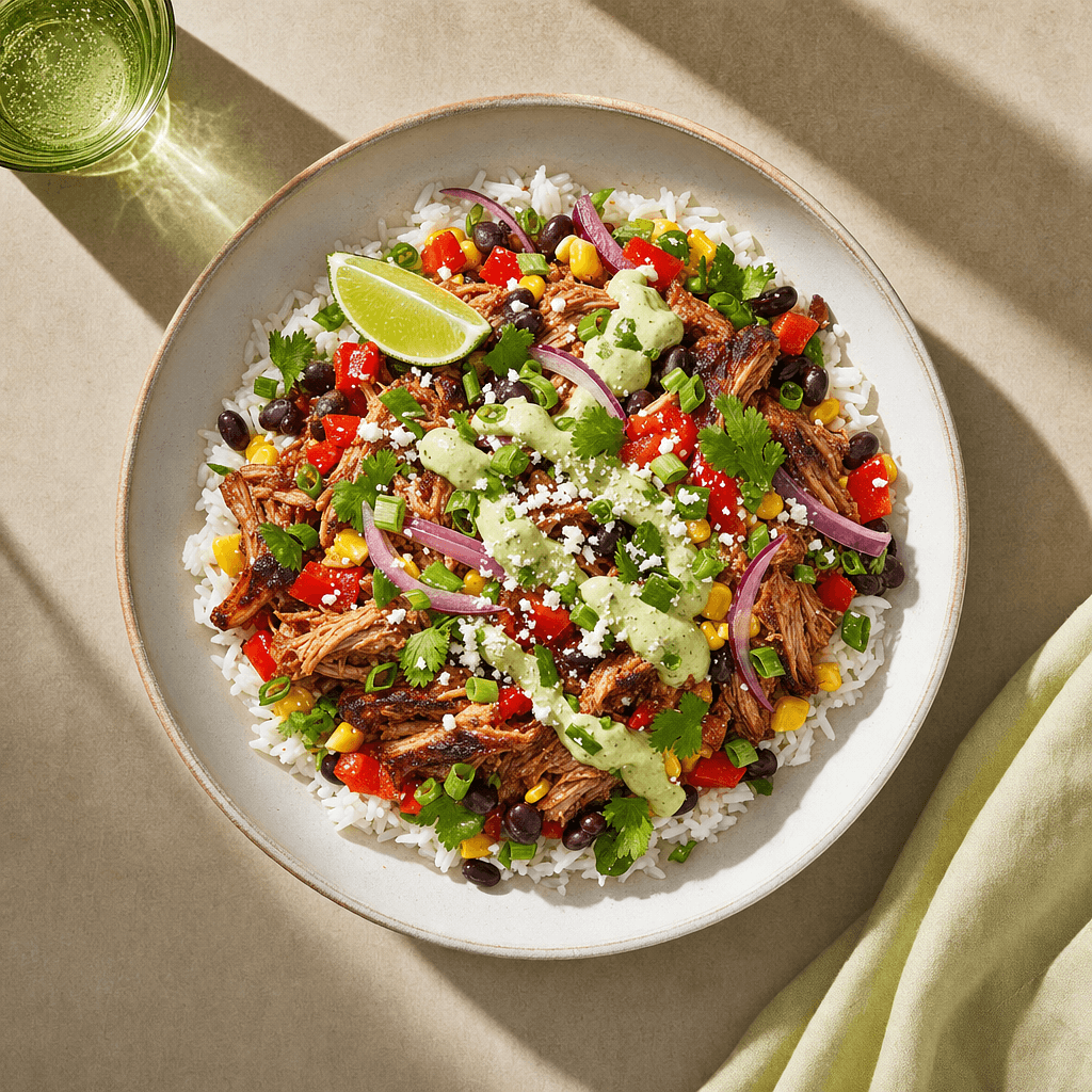 Zesty Pulled Pork Bowl