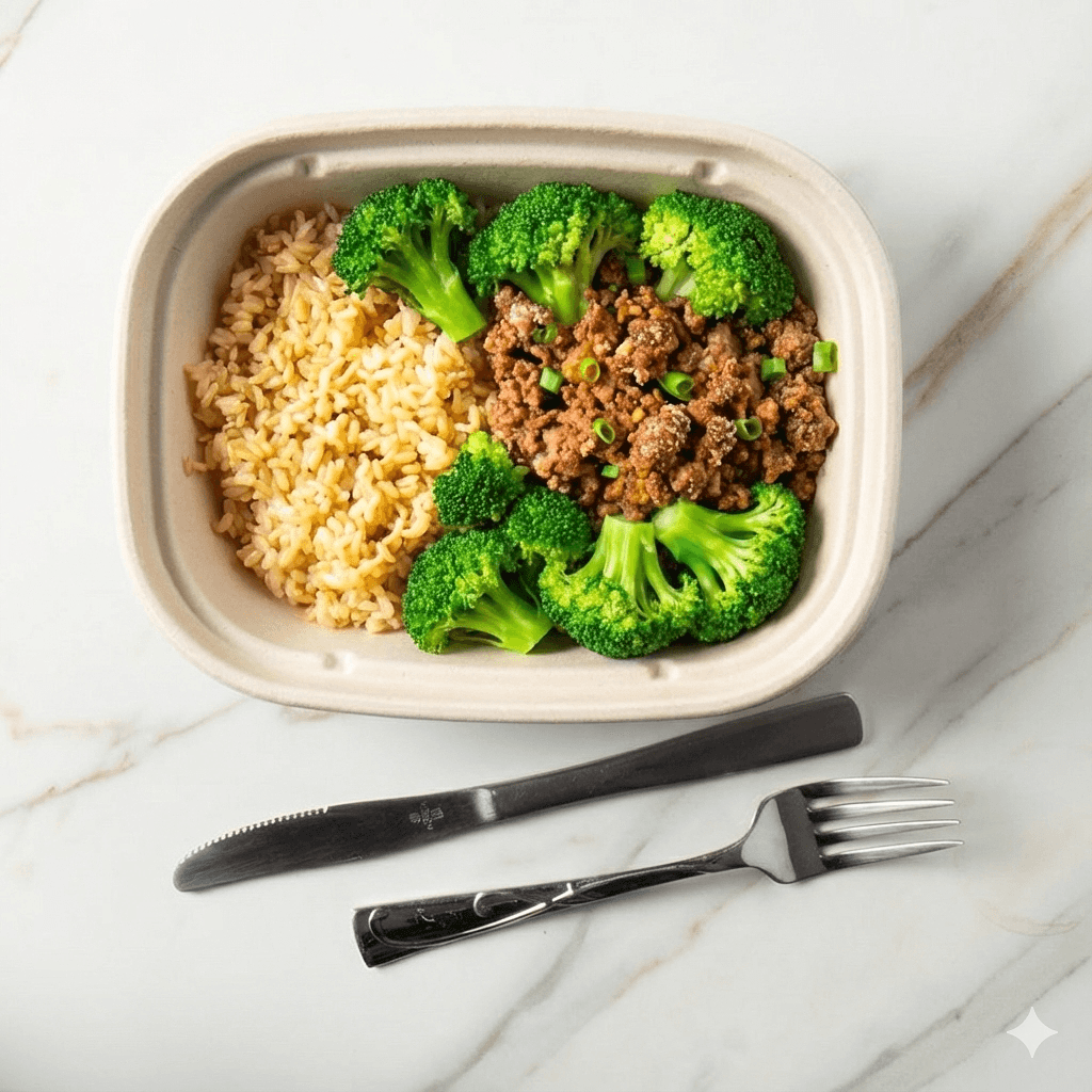 Spicy Asian Ground Beef Bowl