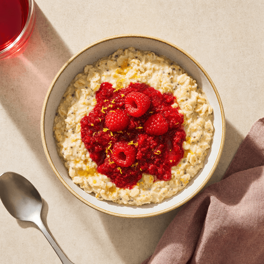 Raspberry Protein Oats