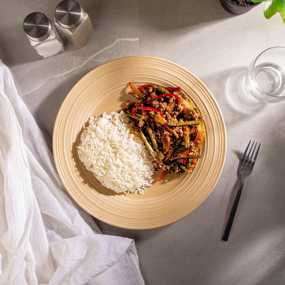 Ground Beef Green Bean Stir Fry