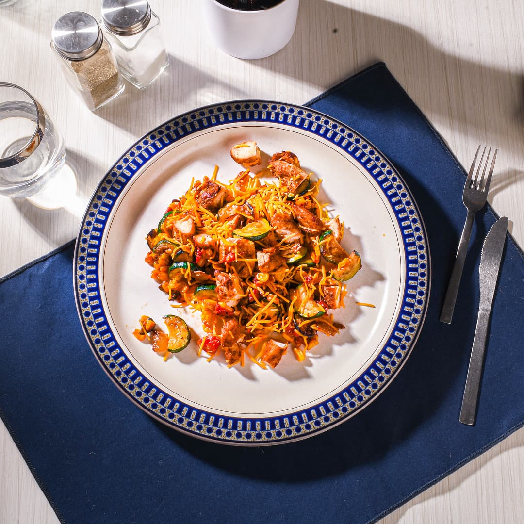 Chicken and Summer Squash Skillet