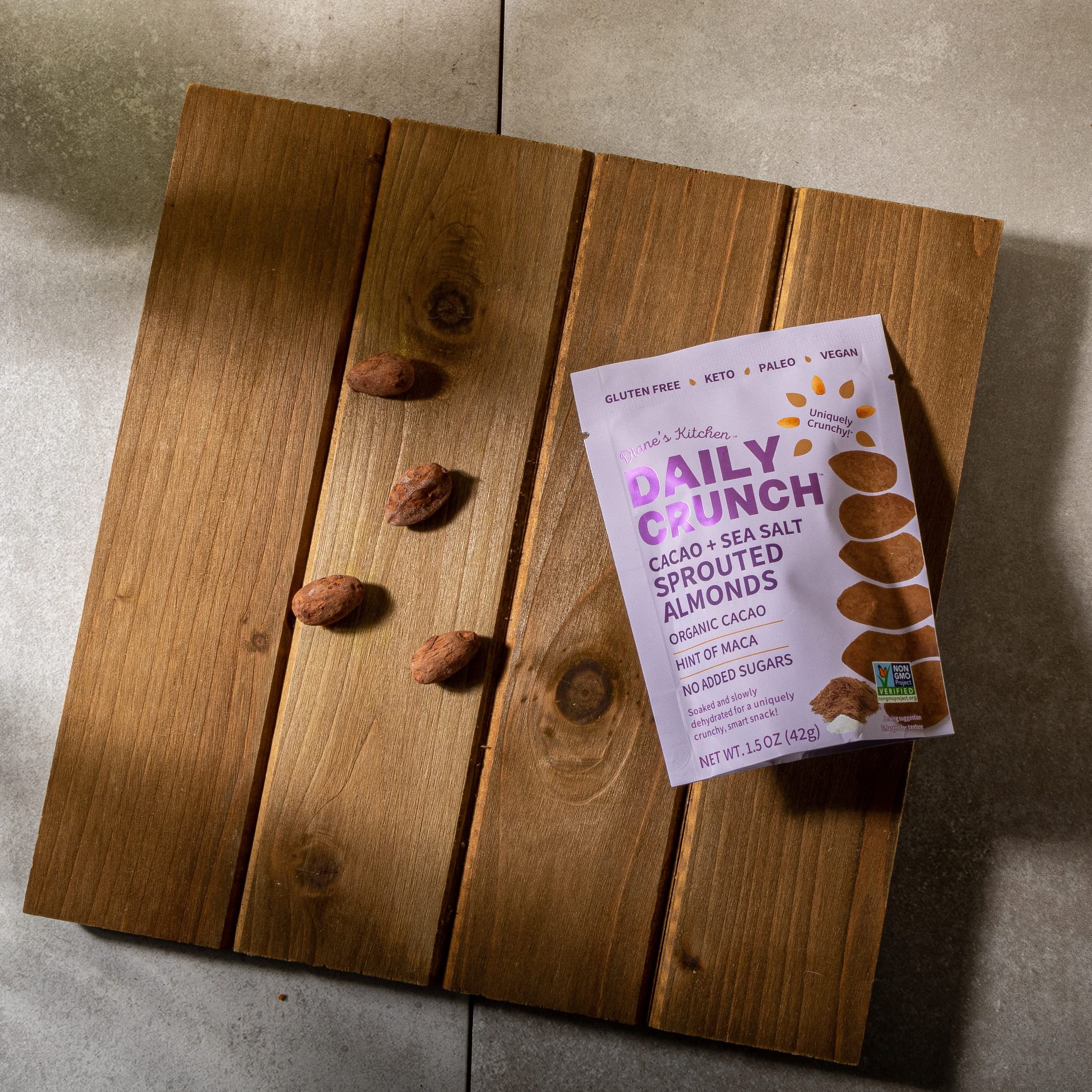 Cacao + Sea Salt Sprouted Almonds