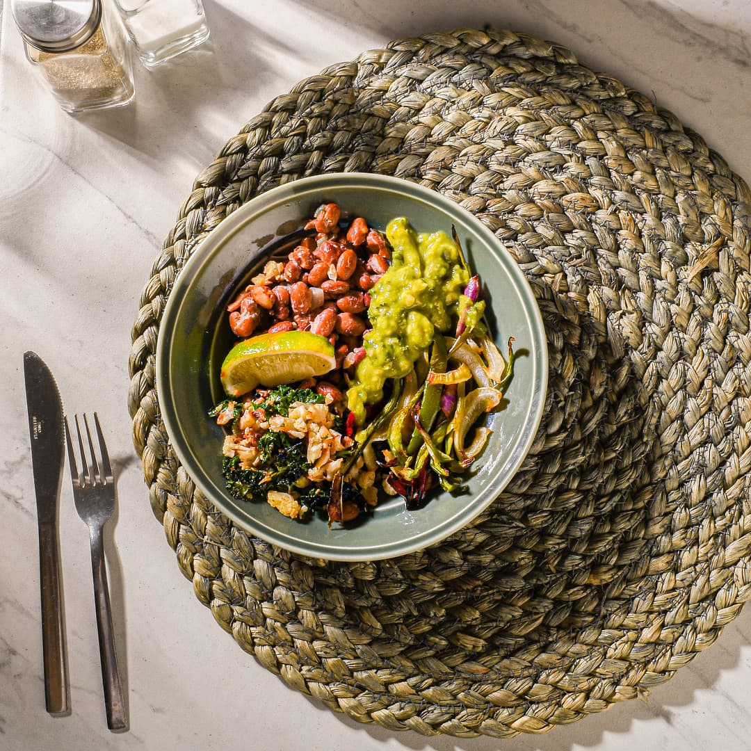 Rajas Veggie Fajita Bowl