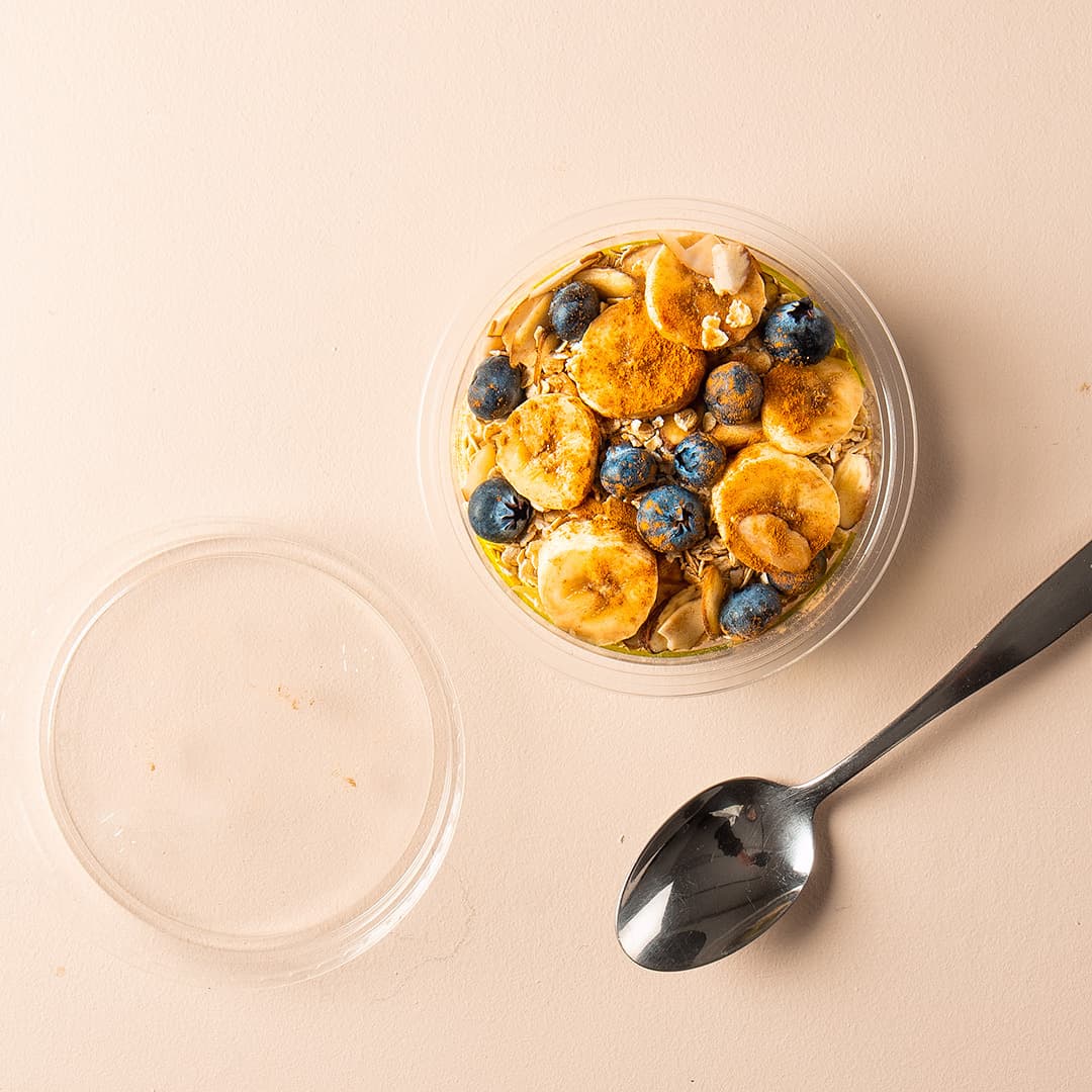 Almond Blueberry Overnight Oats