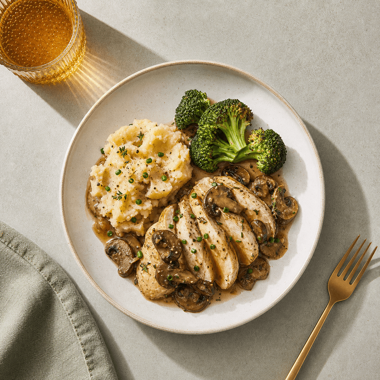 Herbed Chicken Marsala