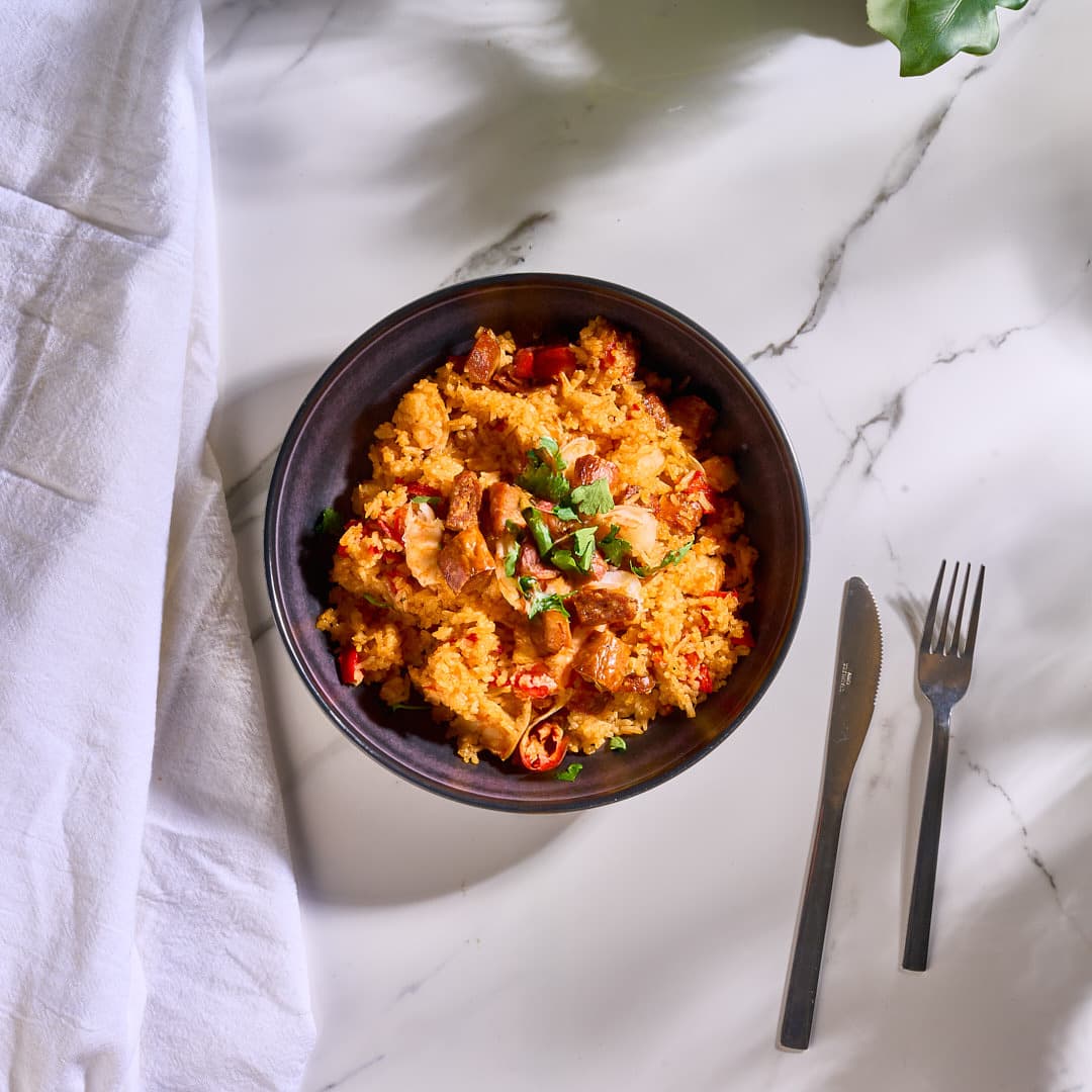 Garlic Shrimp and Chorizo