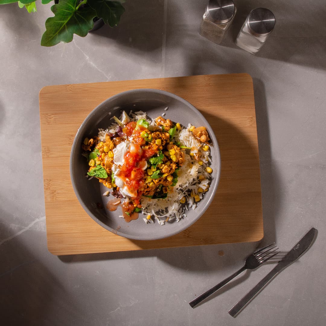 White Chili Chicken Bowl